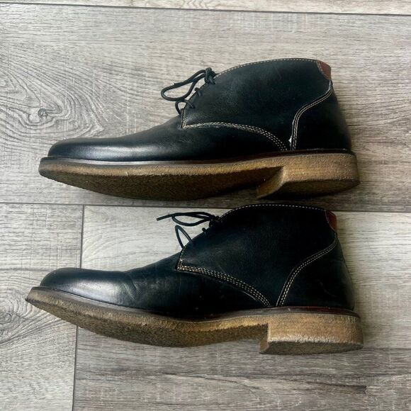 Johnston & Murphy Calder Chukkas Waterproof Leather Comfortable Office Casual - Picture 4 of 8